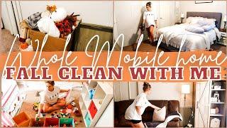 FALL CLEANING MOTIVATION | WHOLE MOBILE HOME CLEAN WITH ME | MarieLove