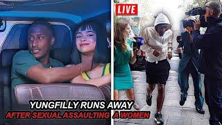 Young Filly Runs Away From News Reporters After S3xually A Female