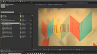 Chevron Design After Effects template tutorial