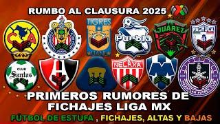  PRIMEROS RUMORES Y FICHAJES LIGA MX CLAUSURA 2025 | MARCELO FICHAJE DE CHIVAS? DEOSSA A RAYADOS