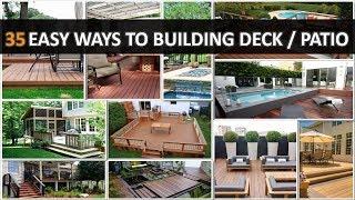 35 Easy Ways to Building Deck or Patio - DecoNatic