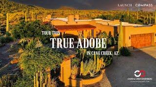 Incredible True Adobe Home in Cave Creek, Arizona For Sale