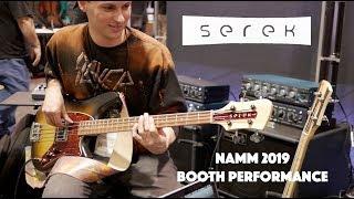 Serek Basses - NAMM 2019 Performance with Brad Miller, JD Beck, Nick Hetko