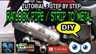 ROTLOOK PIPE / STRIP TO METAL DIY TUTORIAL. ( Presyong Budgetmeal)