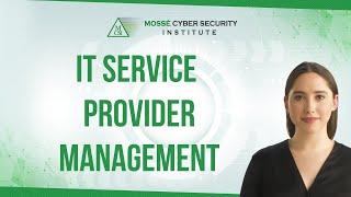 IT Service Provider Management