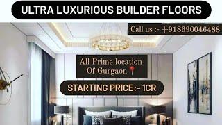 Ultra Luxurious Builder Floors- Gurgaon || Sunrise Landbase || 8690046488