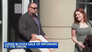 Judge rejects sale of Infowars to The Onion