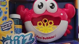 Unboxing Blitz Crab  Bubble machine #Unboxing #crab #summer #asmr #bubblemachine