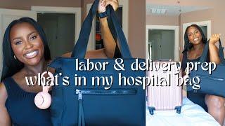 WHAT'S IN MY HOSPITAL BAG 2024 | First Time Mom Labor & Delivery Prep | Mom & Newborn Essentials