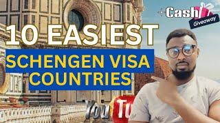 10 EASIEST SCHENGEN VISA COUNTRIES IN 2024 | +CASH GIVEAWAY | MOVE TO POLAND EASIER