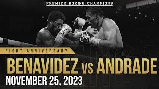 PBC Fight Anniversary: Benavidez vs Andrade | November 25, 2023