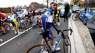 Massive Crash At Tour of Flanders