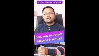 #meeshosupplier Listing Bulk Inventory Update #sellonmeesho