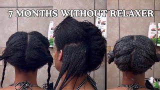 STRETCHING RELAXED HAIR FOR 7 MONTHS | THE WASH DAY THE WEEK BEFORE MY RELAXER