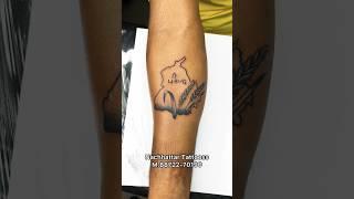 Punjab map Tattoo / Artist @Artist_nachhattar_singh Arjan Dhillon New song Punjab