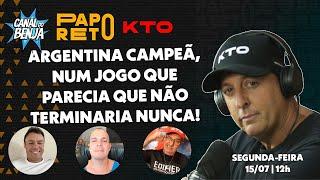 Papo Reto com Benja, Gladiador, Mano e Véio - ep. 301 - 15/07/2024