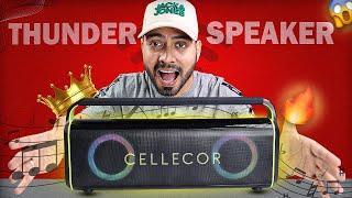 Cellecor Thunder 120W Loud Bluetooth Speaker with KARAOKE  *UNBOXING & SOUND TEST*