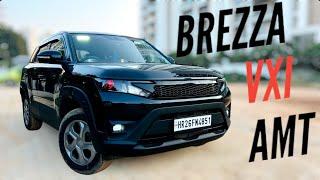 Gurgaon की first Black Brezza Modification & Detailed review in Hindi|| Brezza Automatic 12.85lacs