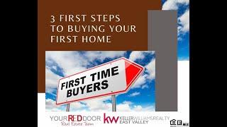 3 Crucial First Steps to Buying Your First Home