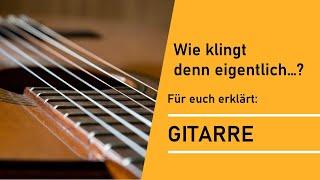 Instrumentenvorstellung Gitarre