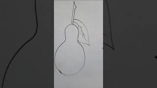 Pear#grade1#youtubeshorts #arttherapyideas #art #fruits #peardrawing