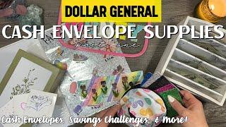 DOLLAR GENERAL Cash Envelope Supplies | DIYs | Cash Envelopes | Savings Challenges | Budget Friendly