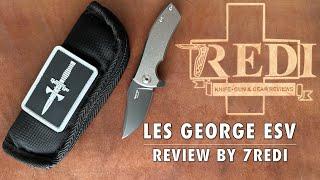 Les George ESV Review - Amazing USA made subcompact rugged EDC Knife