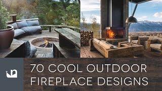 70 Cool Outdoor Fireplace Designs - Home Fire Pits