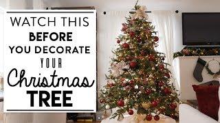 CHRISTMAS TREE DECORATING | Watch This BEFORE You Decorate Your Tree