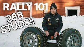 288 STUDS?! They drive 200kph with these in extreme cold! | Rally 101