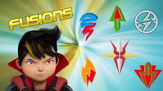 Boboiboy Fusion for Lightning Element (Boboiboy Galaxy Musim 2 Fan Art) Logos + Weapons