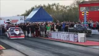 Flaco "Cornfed 2.0" vs Prostock truck in the Winter Meltdown at Edinburg Motorsports Park