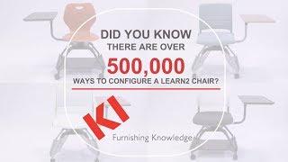 There are over 500,000 ways to configure a KI Learn2 chair