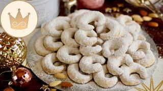 YOU WILL LOVE THEM! TENDER VANILLA CRESCENTS! BEST COOKIE RECIPE! BAKE WITH SUGARPRINCESS