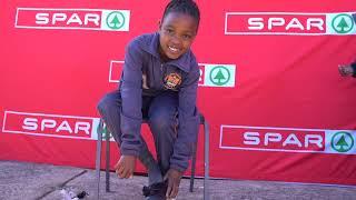 SPAR NM Day Shoe Donation - Alexandra