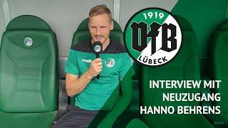 Vorstellungsinterview mit Neuzugang Hanno Behrens | Saison 2023/24