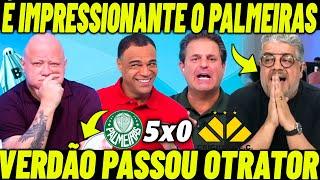 "É IMPRESSIONANTE O PALMEIRAS DO ABEL" OLHA O QUE FALARAM SOBRE A GOLEADA DO PALMEIRAS