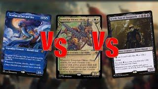 K'rrik VS Syvelun VS Sovereign Okinec Ahau  EDH/CMDR Gameplay