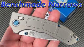 Benchmade Narrows  !   Thin,lightweight and fidget friendly….but the price ? 