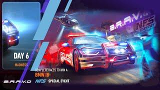 B.R.A.V.O  Day 6 MADNESS  2018 BMW i8 | Need For Speed No Limits