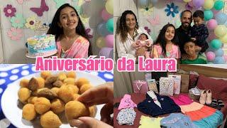 Laura fez 11 anos:Comemoramos o aniversário da Laura na casa dos meus pais | LAÍS VELOSO