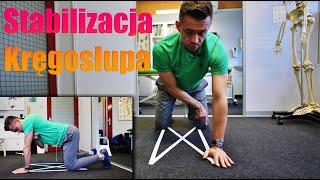 Stabilizacja kręgosłupa. Core Stability. Ćwiczenia "CORE" na Ból pleców.