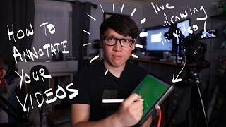 How to Draw and Annotate on Live Videos!