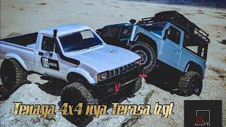 Rc Offroad 4x4 mn99s Vs Wpl C-24 Hilux | Part 2 | Melibas track pantai