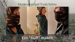 Een Buff maken, how to make a "buff", wie macht mann eine Schlauchtuch, Nackenwärmer, Halswärmer.