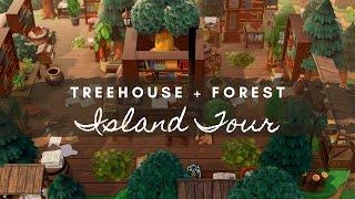 TREEHOUSE FOREST ISLAND TOUR | Animal Crossing New Horizons