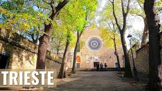 TRIESTE walking tour [+historic coffee shops] Friuli Venezia Giulia, Italy in 4k  Autumn walk