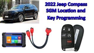 (600) 2022 Jeep Compass SGM Location & Key Programming Autel iM508