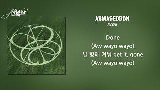 aespa (에스파) - Armageddon (1시간) / 가사 | 1 Hour Lyrics