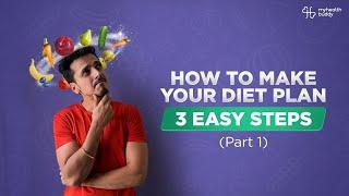 How to Make Your DIET PLAN - 3 Easy Steps (Part 1)